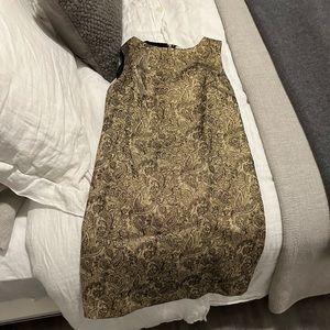 Alice & Olivia Gold Dress